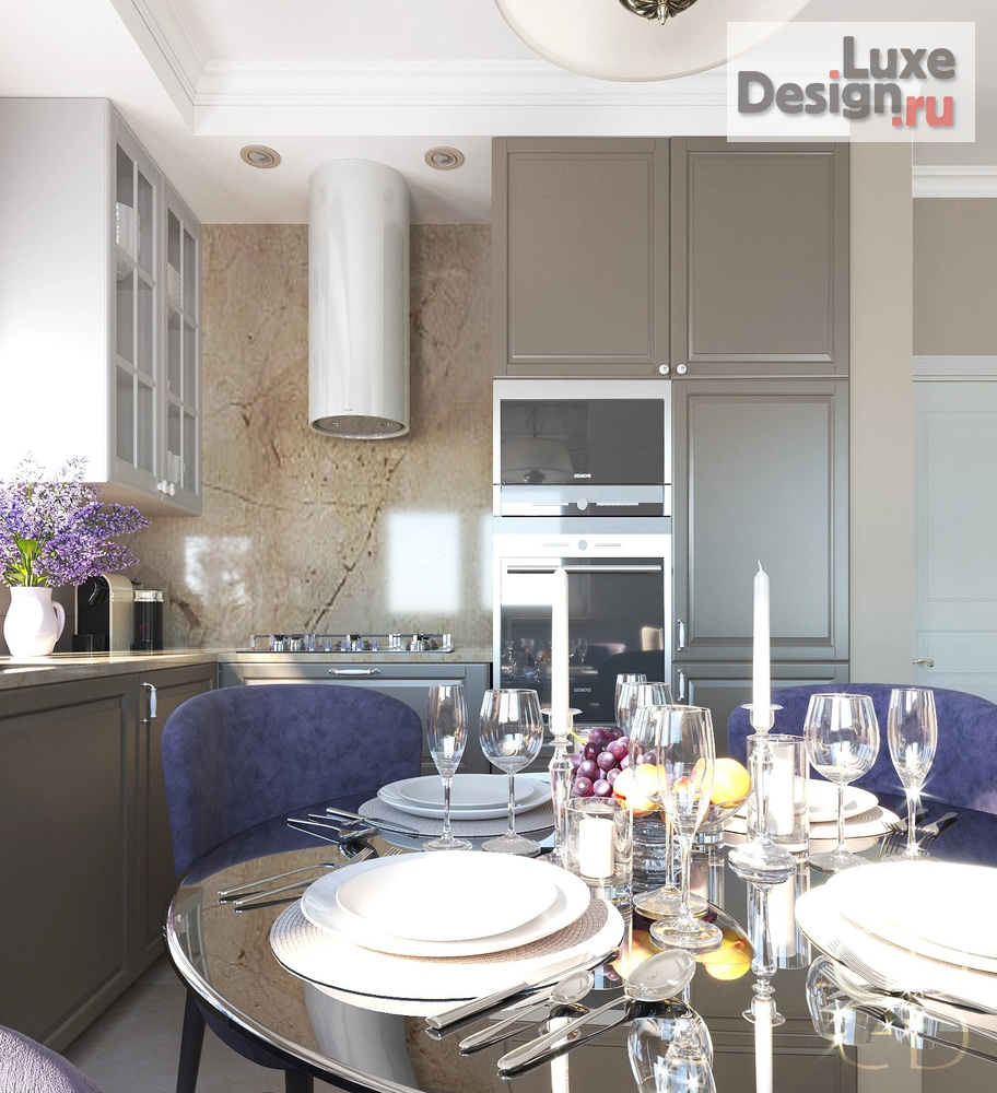 Дизайн интерьера коттеджа "Пушкино" (фото 3)