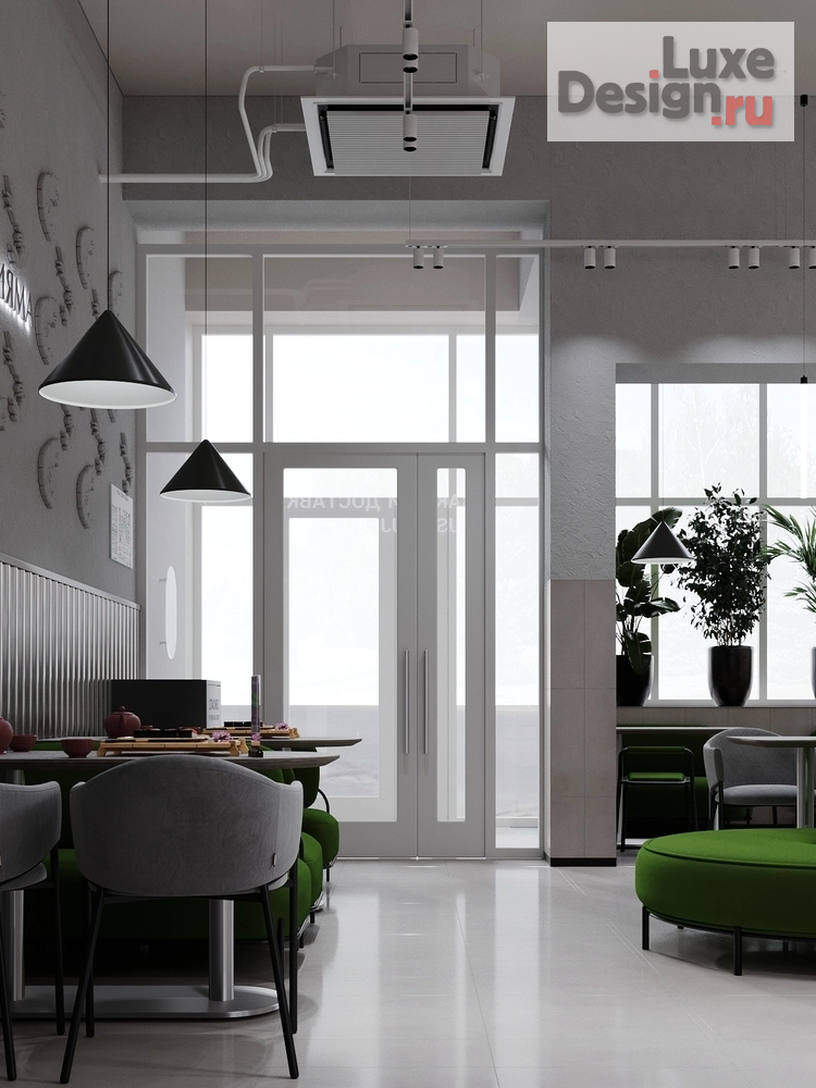 Дизайн интерьера кафе "Честные японские ценности" (фото 6) от дизайнера Фаттахов Булат Дизайн интерьера кафе "Честные японские ценности" (фото 6)