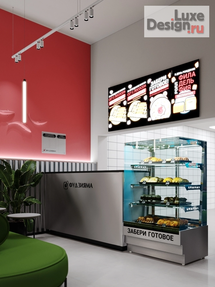 Дизайн интерьера кафе "Честные японские ценности" (фото 9) от дизайнера Фаттахов Булат Дизайн интерьера кафе "Честные японские ценности" (фото 9)