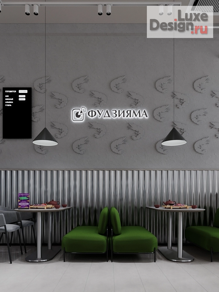 Дизайн интерьера кафе "Честные японские ценности" (фото 10) от дизайнера Фаттахов Булат Дизайн интерьера кафе "Честные японские ценности" (фото 10)
