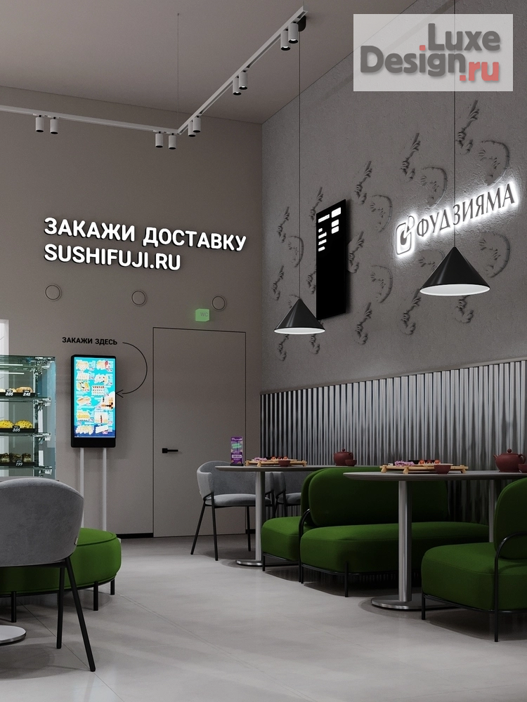 Дизайн интерьера кафе "Честные японские ценности" (фото 14) от дизайнера Фаттахов Булат Дизайн интерьера кафе "Честные японские ценности" (фото 14)