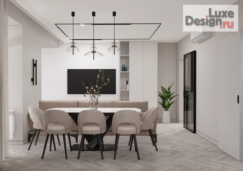 Дизайн интерьера двухкомнатной квартиры "Озеро" (фото 12)