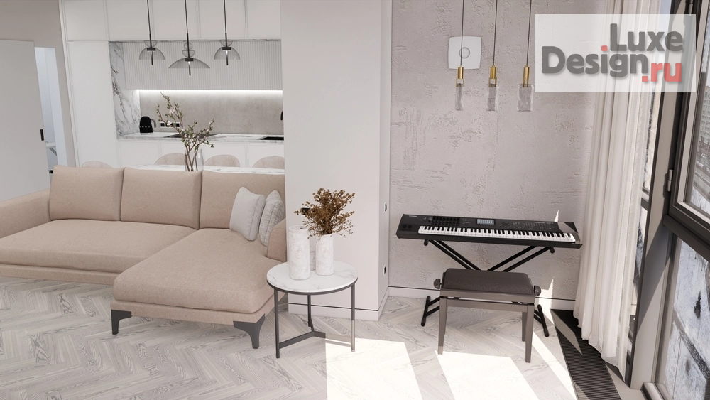 Дизайн интерьера двухкомнатной квартиры "Озеро" (фото 15)