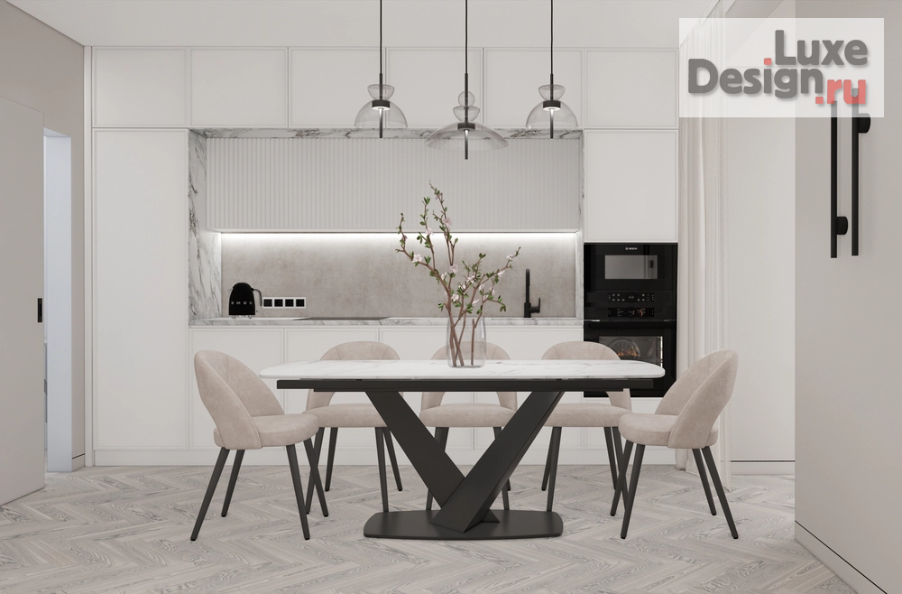 Дизайн интерьера двухкомнатной квартиры "Озеро" (фото 16)