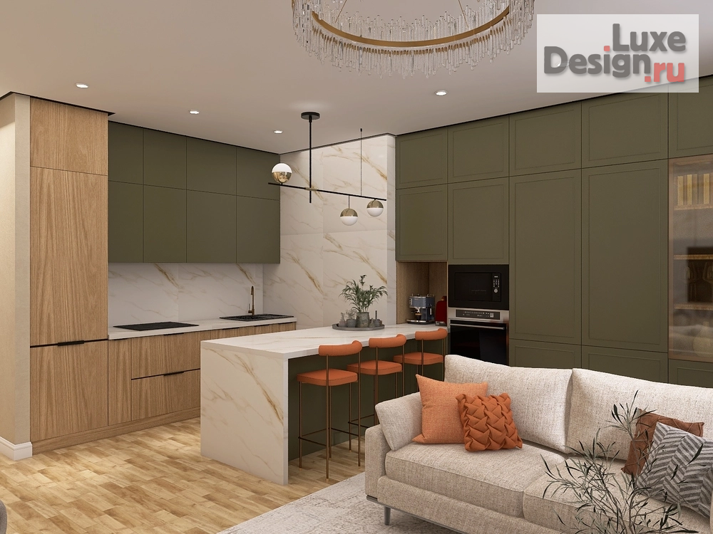 Дизайн интерьера трехкомнатной квартиры "ЖК "TWIN HOUSE"" (фото 9)