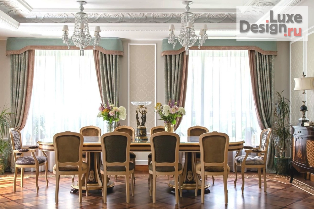 Дизайн интерьера квартиры "Классика 500м2" (фото 8)