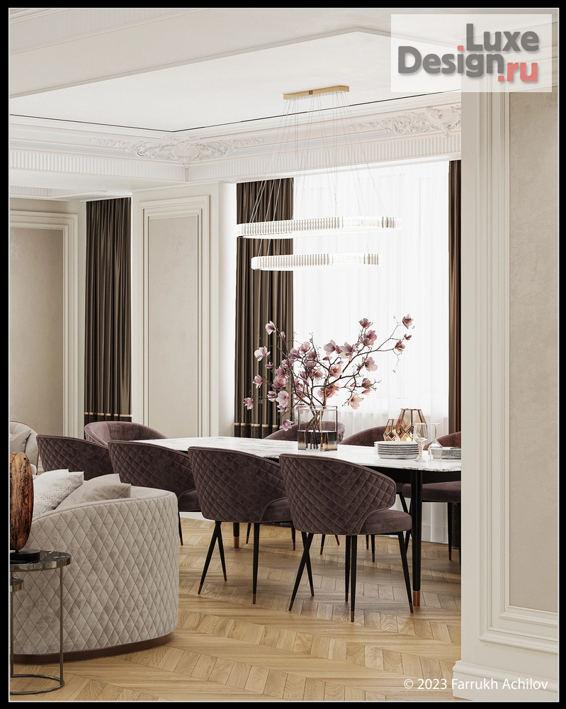 Дизайн интерьера квартиры "5 комнатная квартира в неоклассическом стиле" (фото 20)