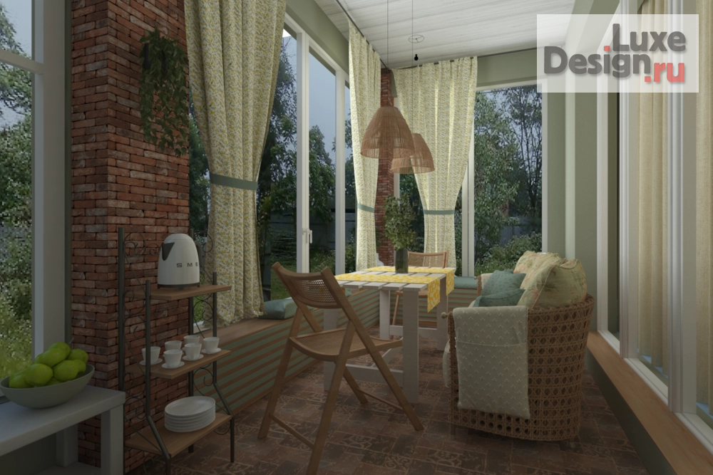 Дизайн интерьера загородного дома "Дизайн загородного дома в стиле кантри." (фото 10)