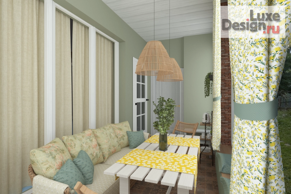 Дизайн интерьера загородного дома "Дизайн загородного дома в стиле кантри." (фото 11)