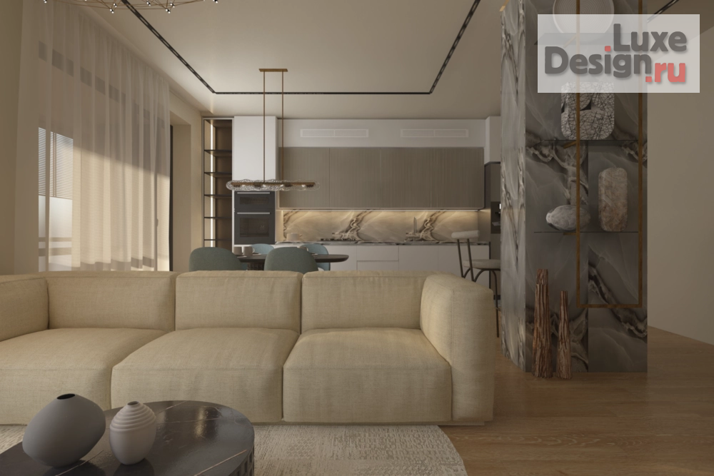 Дизайн интерьера квартиры "Дизайн квартиры 148 кв.м г.Санкт Петербург" (фото 3)