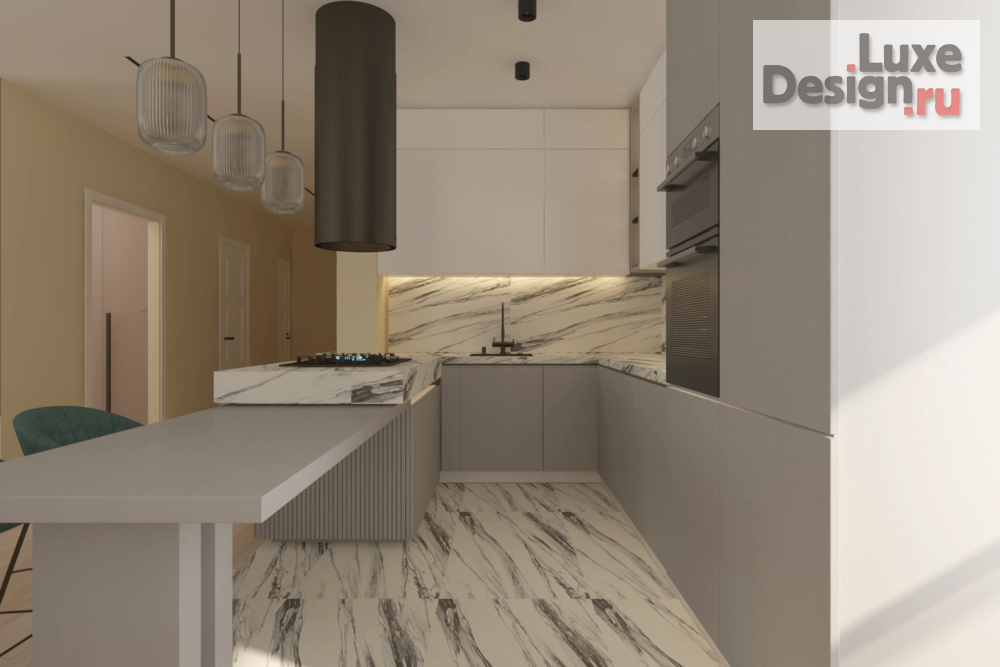 Дизайн интерьера загородного дома "Загородный дом 141кв.м" (фото 4)