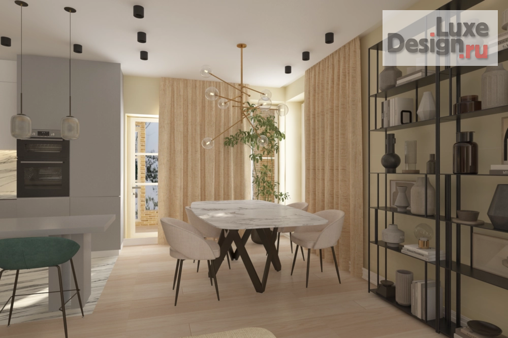 Дизайн интерьера загородного дома "Загородный дом 141кв.м" (фото 5)