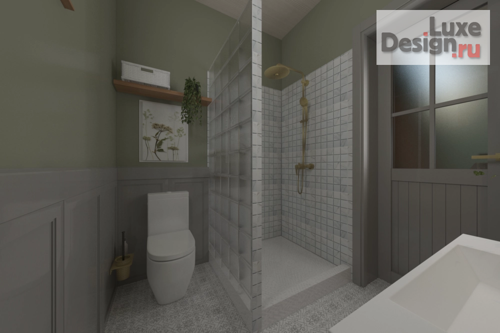 Дизайн интерьера загородного дома "Дизайн загородного дома в стиле кантри." (фото 3)