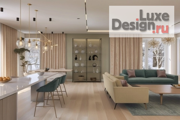 Дизайн интерьера загородного дома "Загородный дом 141кв.м" (фото 1)