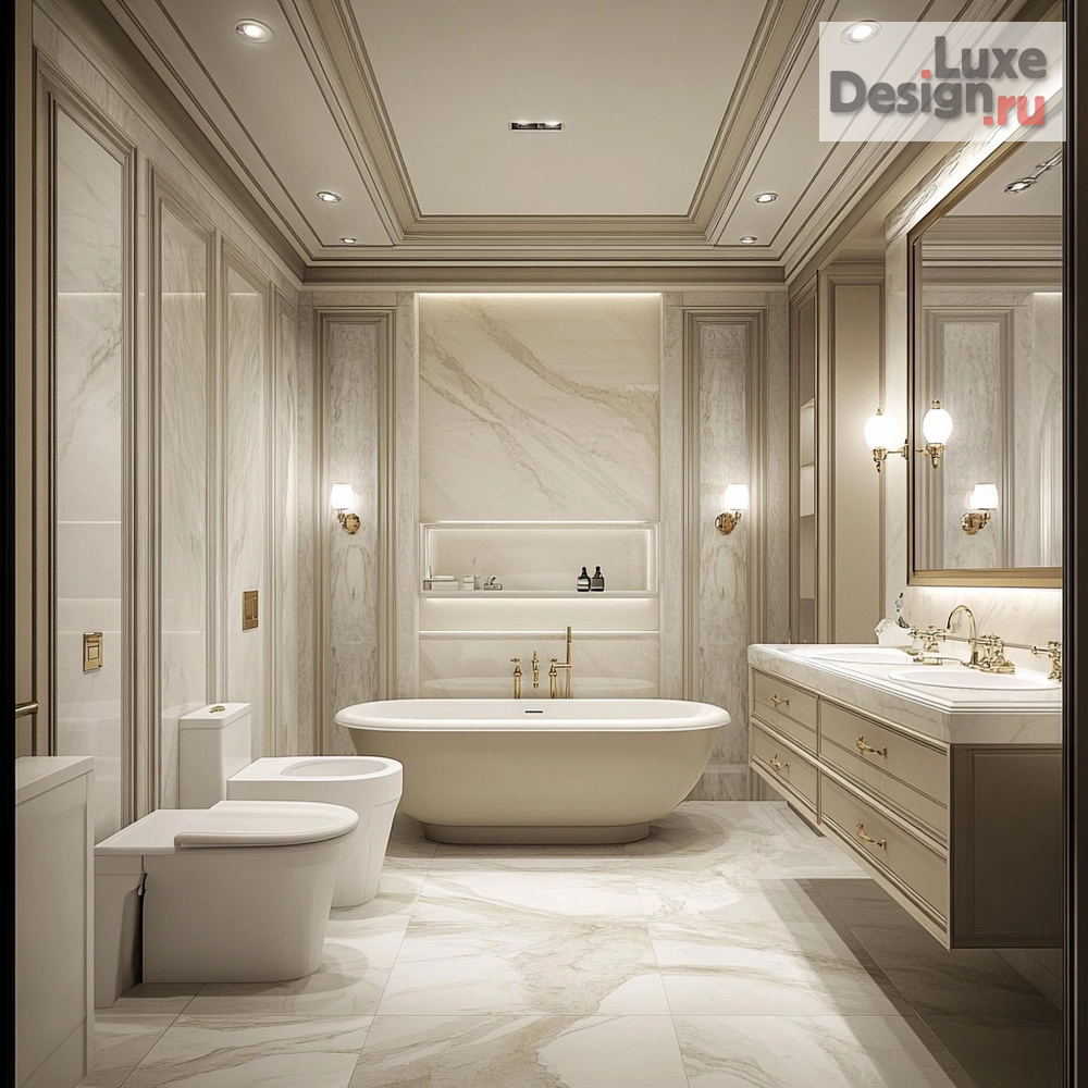 Дизайн интерьера загородного дома "Загородный дом в стиле неоклассика" (фото 9)