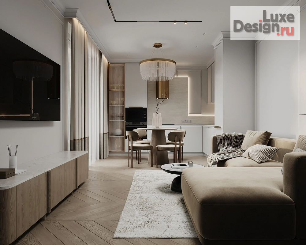 Дизайн интерьера четырехкомнатной квартиры " Квартира г.Москва" (фото 12)