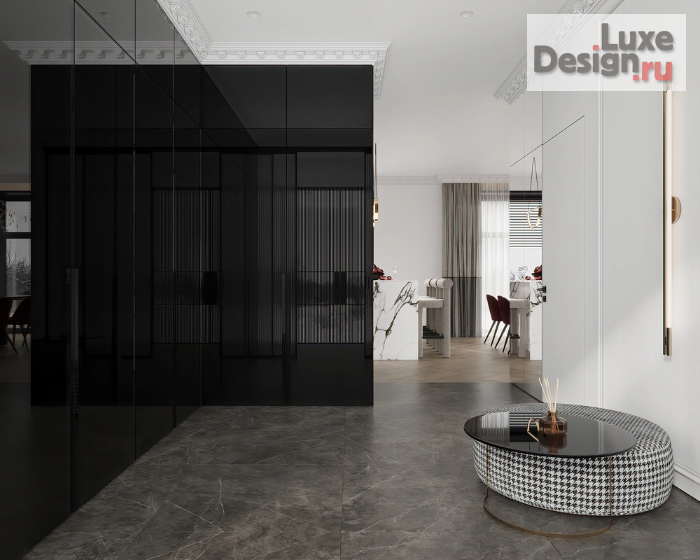 Дизайн интерьера загородного дома "Hallway/Kitchen living room" (фото 2)