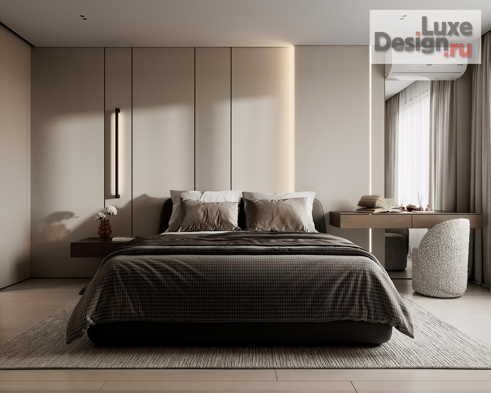 Дизайн интерьера спальни "Мастер спальня" (фото 1)