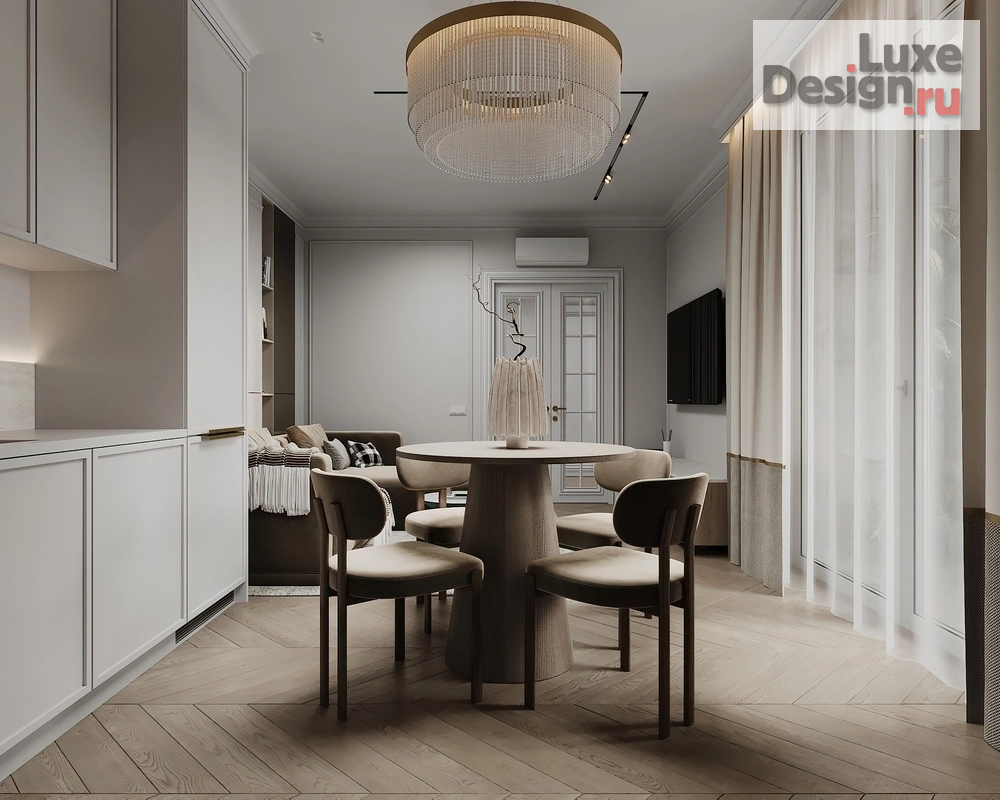 Дизайн интерьера четырехкомнатной квартиры " Квартира г.Москва" (фото 14)