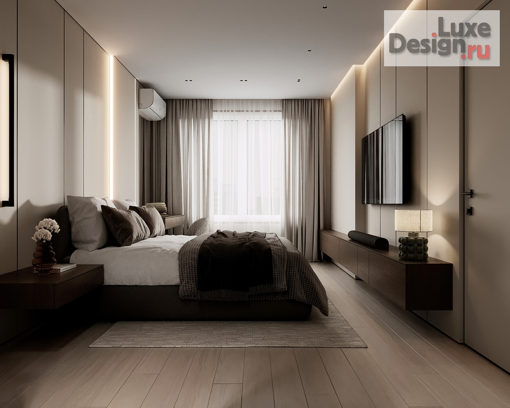 Дизайн интерьера спальни "Мастер спальня" (фото 2)