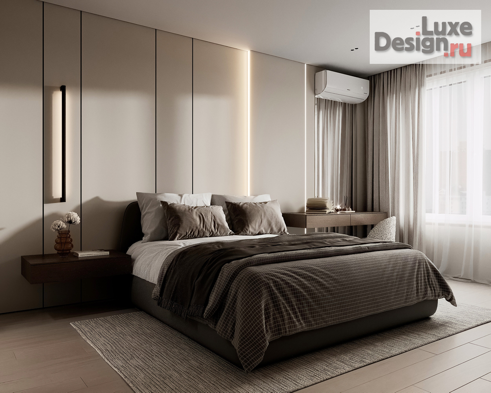 Дизайн интерьера спальни "Мастер спальня" (фото 4)