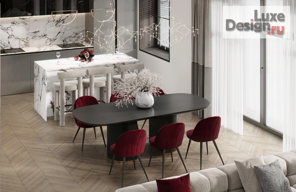 Дизайн интерьера загородного дома "Hallway/Kitchen living room" (фото 12)