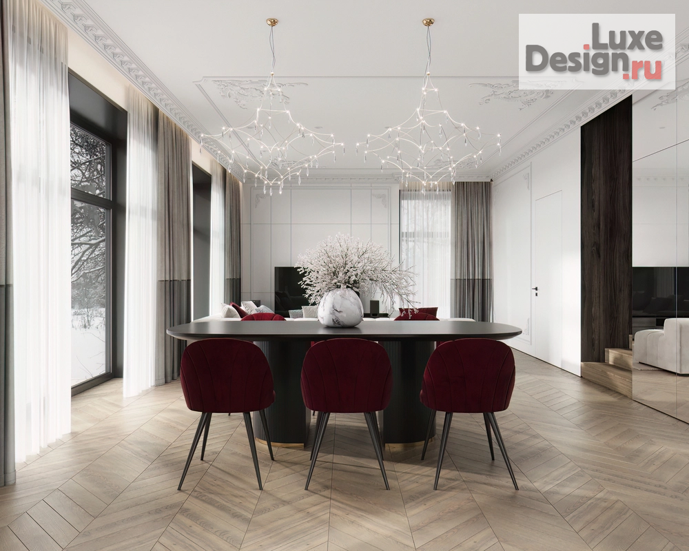 Дизайн интерьера загородного дома "Hallway/Kitchen living room" (фото 14)