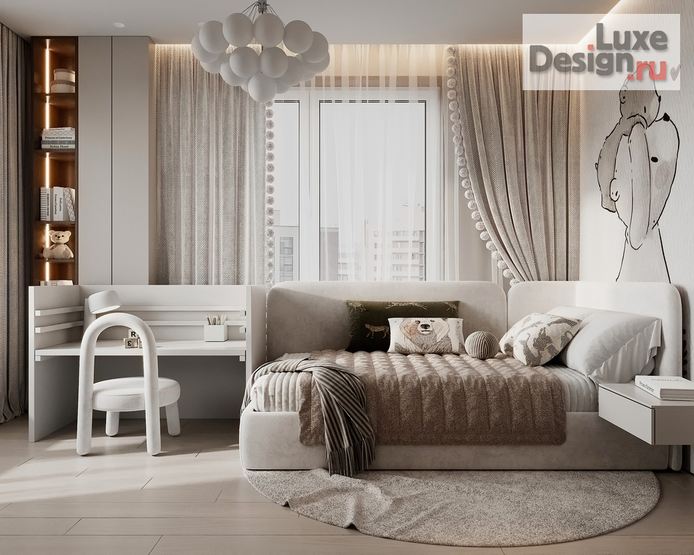 Дизайн интерьера детской "Детская" (фото 4)