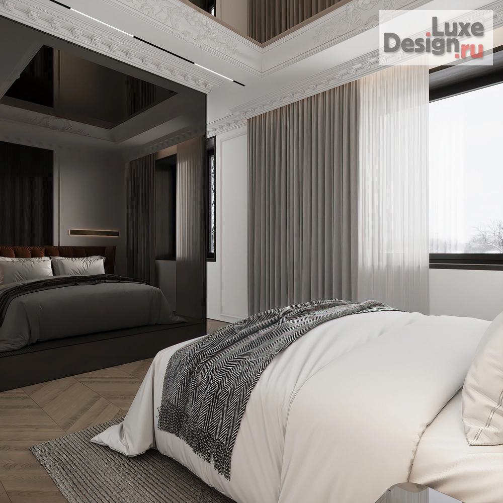 Дизайн интерьера загородного дома "Bedroom" (фото 4)