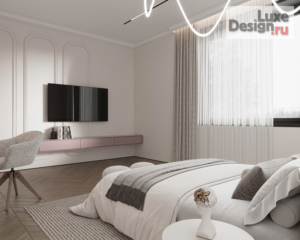 Дизайн интерьера загородного дома "«Французская весна»" (фото 5)