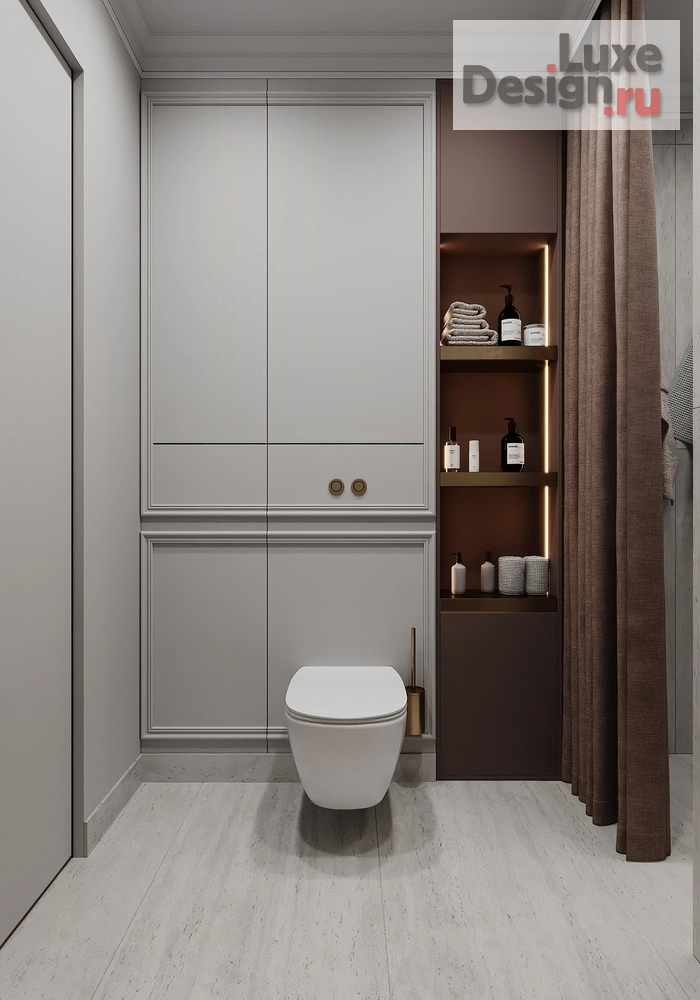 Дизайн интерьера четырехкомнатной квартиры "Мастер спальня г.Москва" (фото 14)