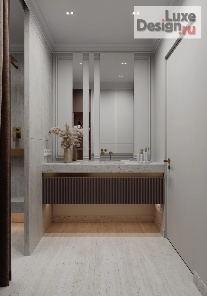 Дизайн интерьера четырехкомнатной квартиры "Мастер спальня г.Москва" (фото 15)