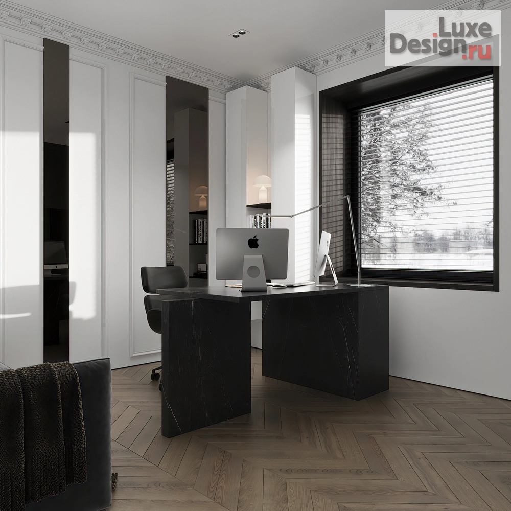 Дизайн интерьера загородного дома "Office" (фото 1)