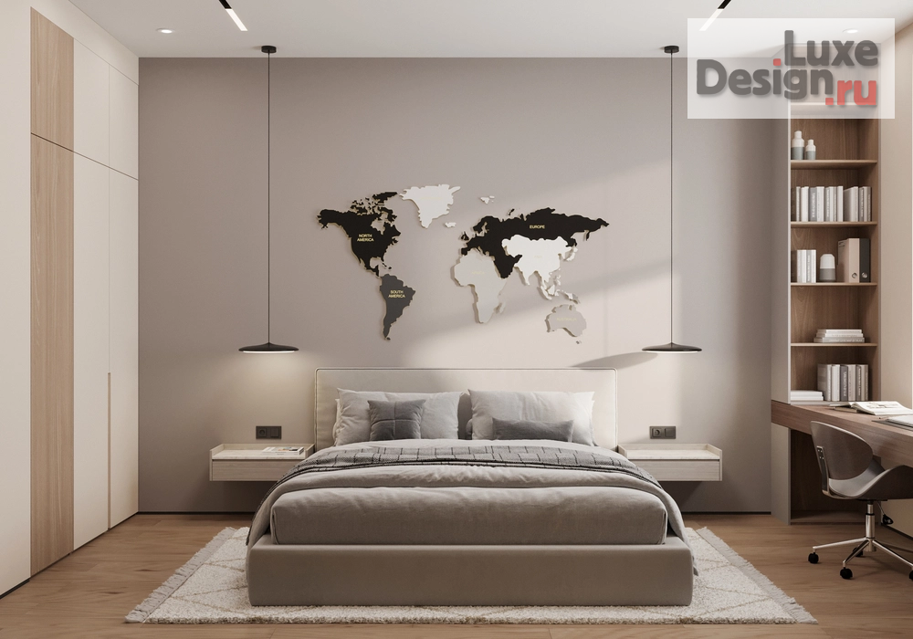 Дизайн интерьера загородного дома "Сила природы в вашем доме приватная зона зона" (фото 10)