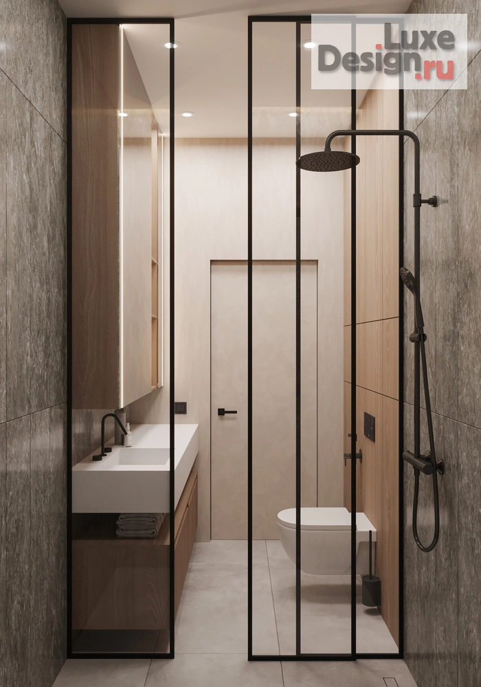 Дизайн интерьера загородного дома "Сила природы в вашем доме общая зона" (фото 7)