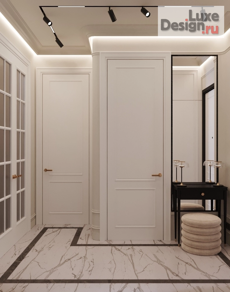 Дизайн интерьера трехкомнатной квартиры "Интерьер во французском стиле " (фото 6)