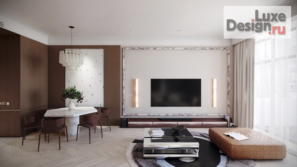 Дизайн интерьера квартиры "Квартира на Садовом кольце " (фото 4)