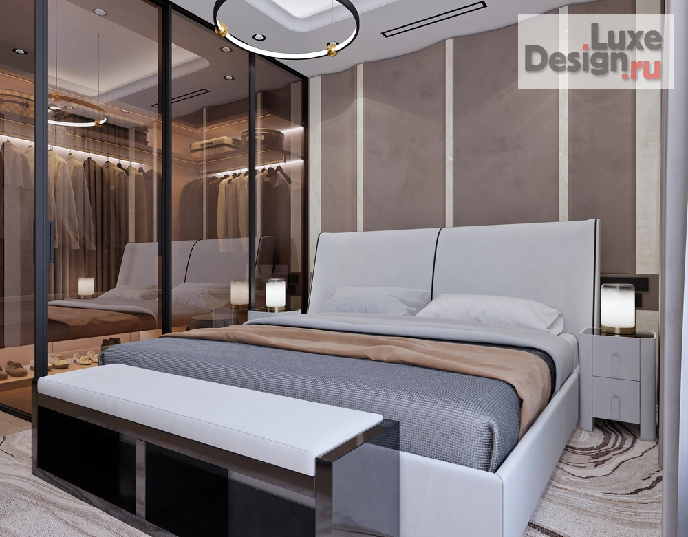 Дизайн интерьера апартаментов "Апартаменты в ЖК "ONYX Deluxe" 26 этаж." (фото 10)