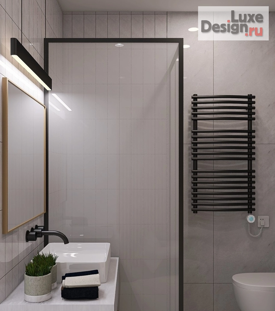 Дизайн интерьера однокомнатной квартиры "ЖК "Пульс" квартира-студия 24 м2" (фото 7)