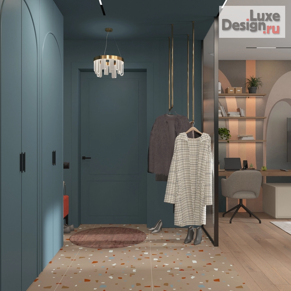 Дизайн интерьера двухкомнатной квартиры "Квартира с террасой в Московской Области" (фото 3)