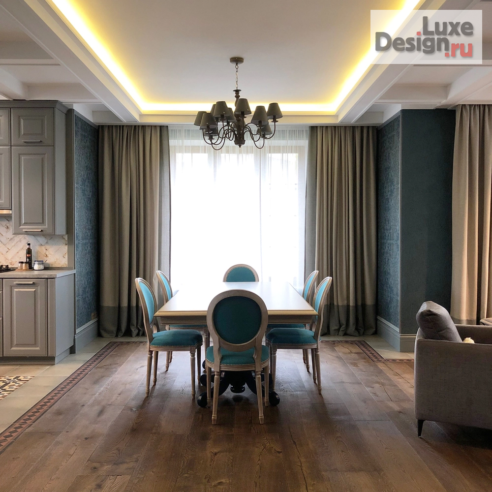 Дизайн интерьера частного дома "ЗАГОРОДНЫЙ ДОМ 450 КВ.М. В МО" (фото 8)