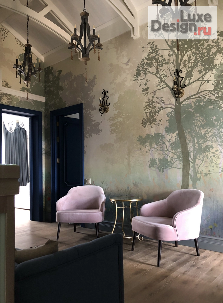 Дизайн интерьера загородного дома "ЗАГОРОДНЫЙ ДОМ 400 кв.м." (фото 1)