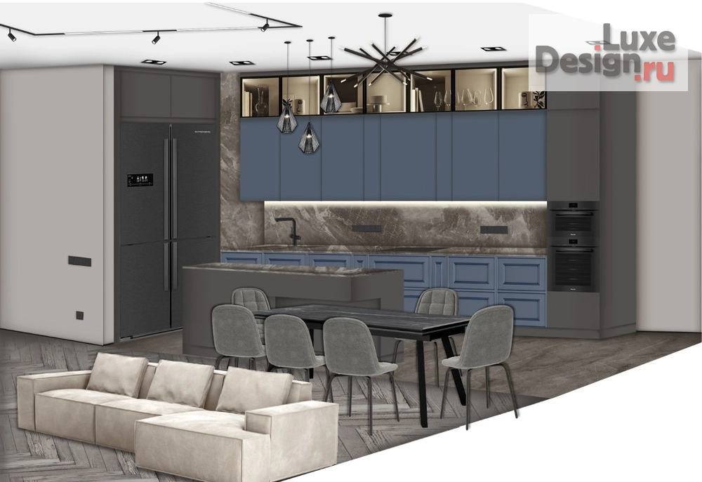 Дизайн интерьера квартиры "Дизайн проект «Братья Веснины»" (фото 62)