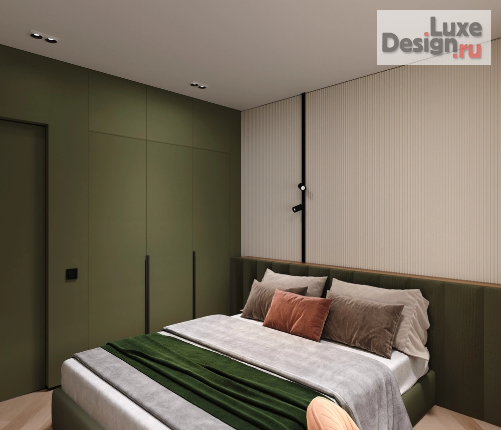 Дизайн интерьера двухкомнатной квартиры "Оливковая ветвь" (фото 10)