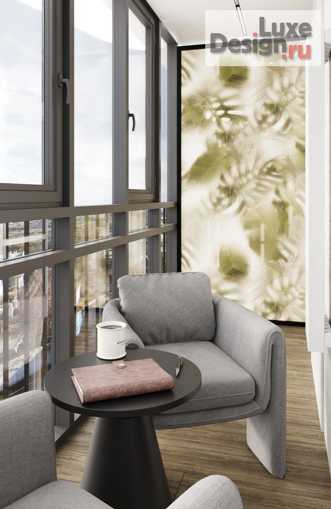 Дизайн интерьера однокомнатной квартиры "С бетонным характером" (фото 15)