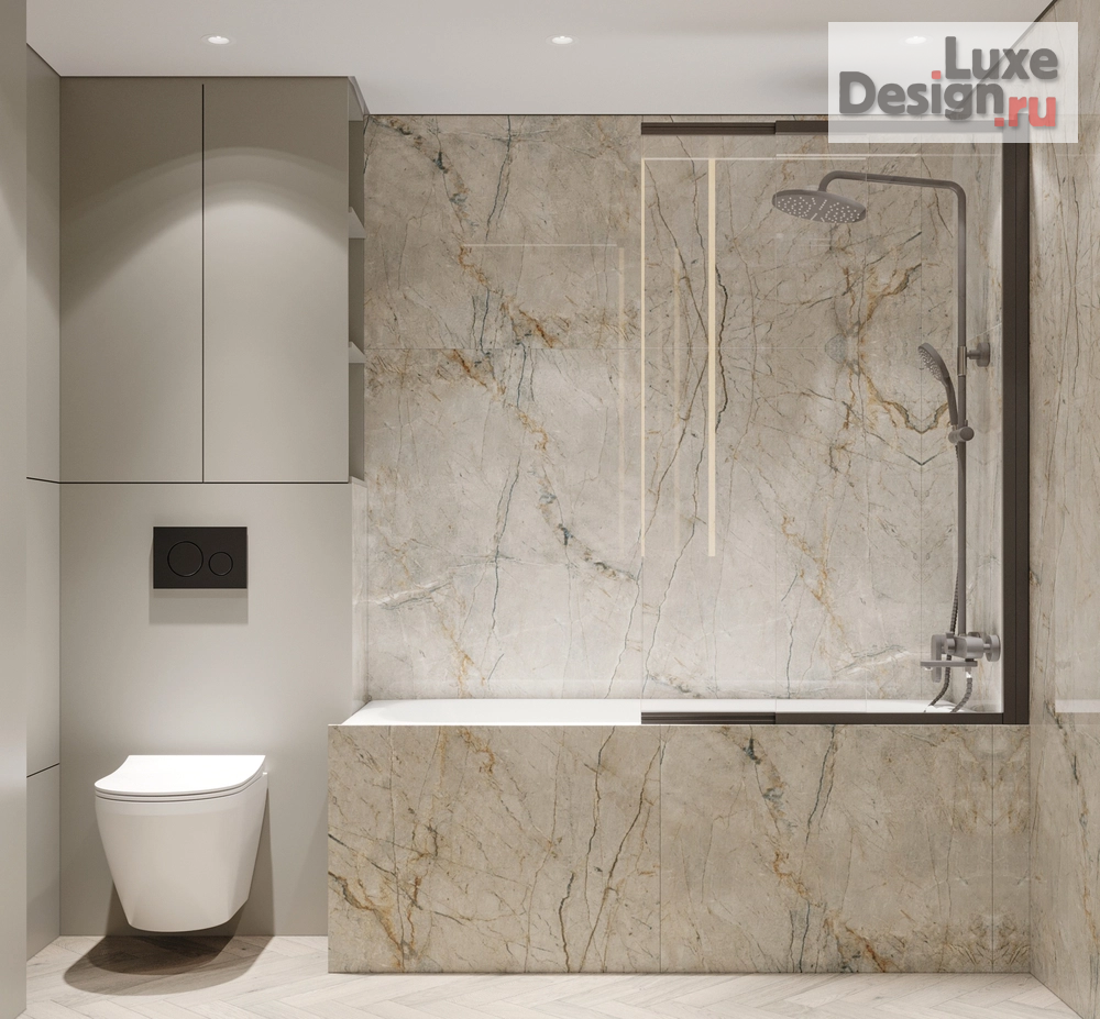 Дизайн интерьера однокомнатной квартиры "ЖК Образцовые кварталы" (фото 11)