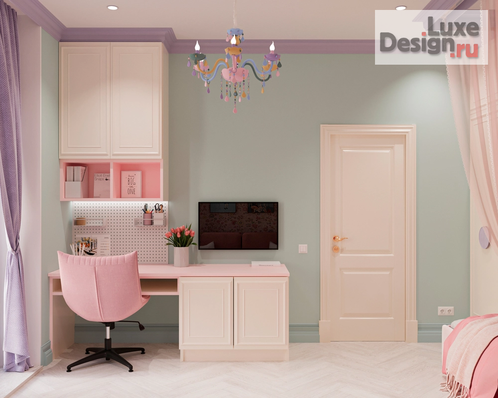 Дизайн интерьера четырехкомнатной квартиры "ЖК ID Московский" (фото 5)