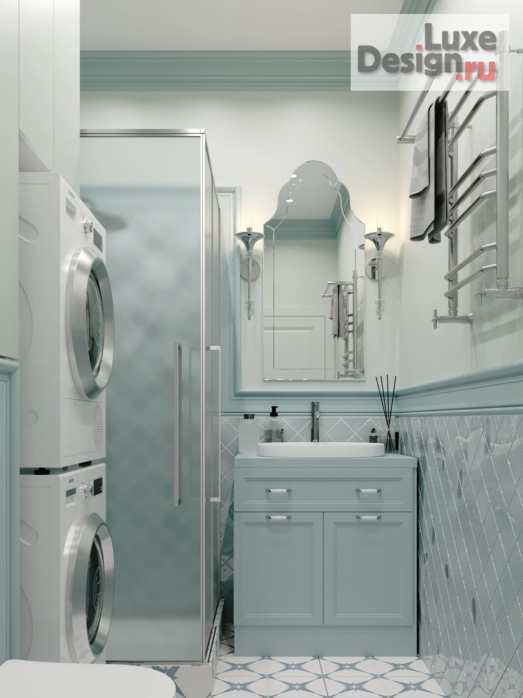 Дизайн интерьера четырехкомнатной квартиры "ЖК ID Московский" (фото 18)