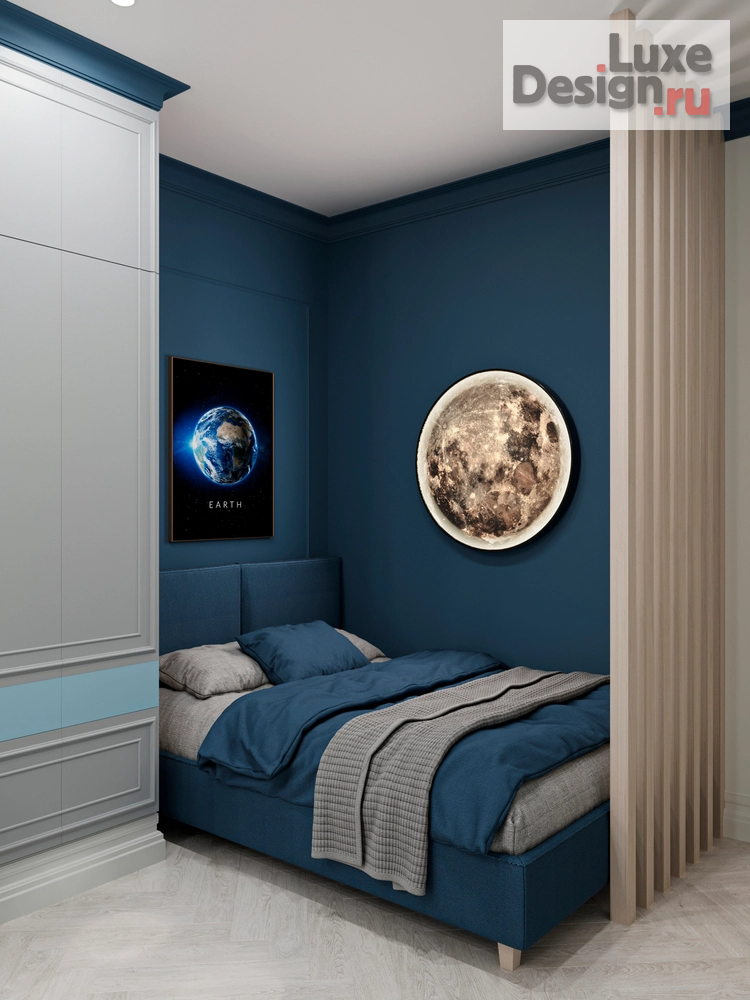 Дизайн интерьера четырехкомнатной квартиры "ЖК ID Московский" (фото 22)