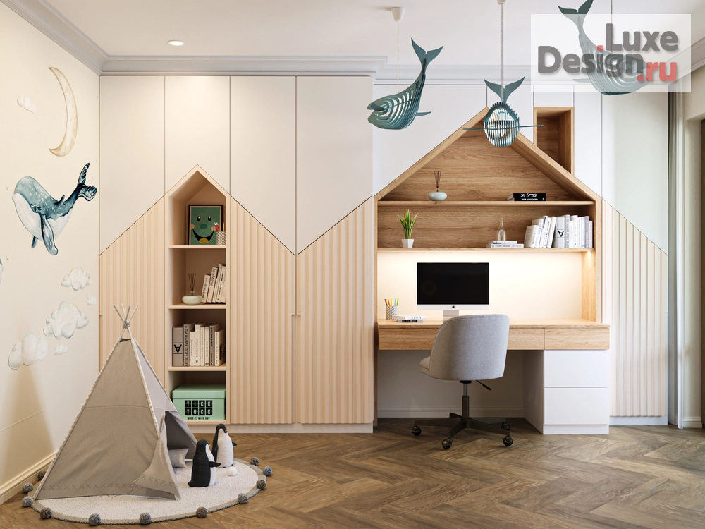 Дизайн интерьера трехкомнатной квартиры "Волшебные миры на Дачном проспекте" (фото 14) от дизайнера ETO LEGKO Дизайн интерьера трехкомнатной квартиры "Волшебные миры на Дачном проспекте" (фото 14)